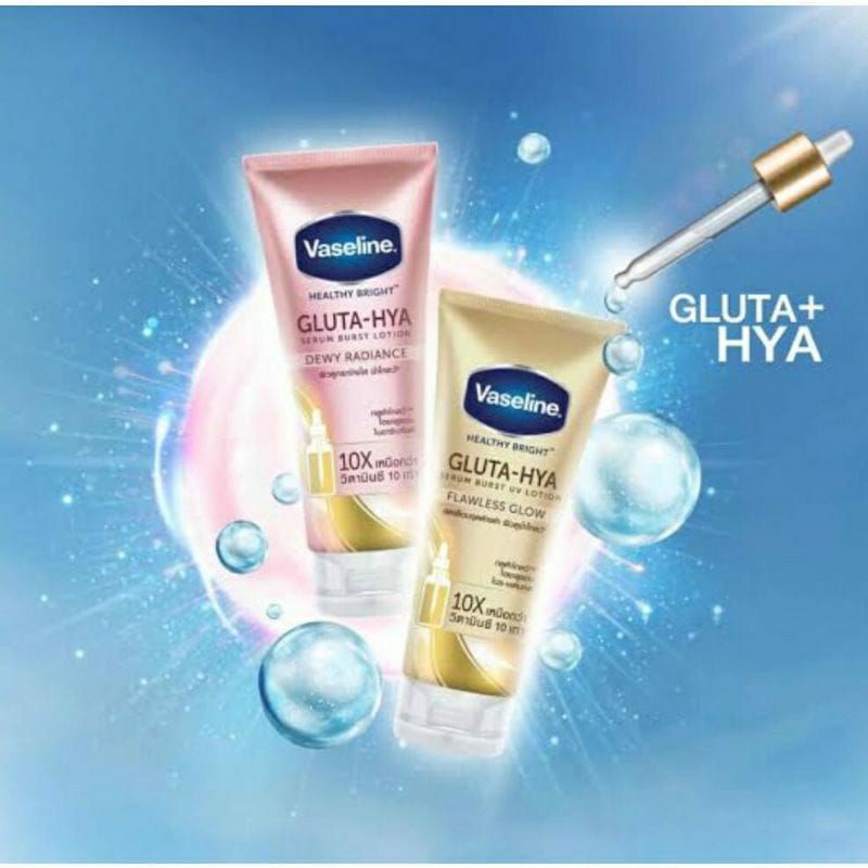 Vaseline Gluta-Hya Serum Burst Lotion 10X lebih baik dari Vitamin C