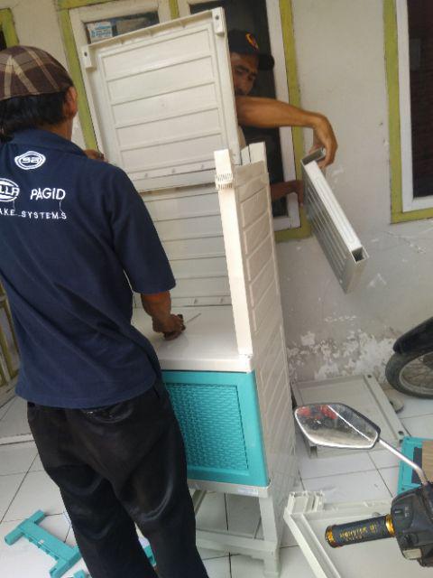 Lemari Plastik Napolly Hijau (free Ongkir Cilegon Serang)