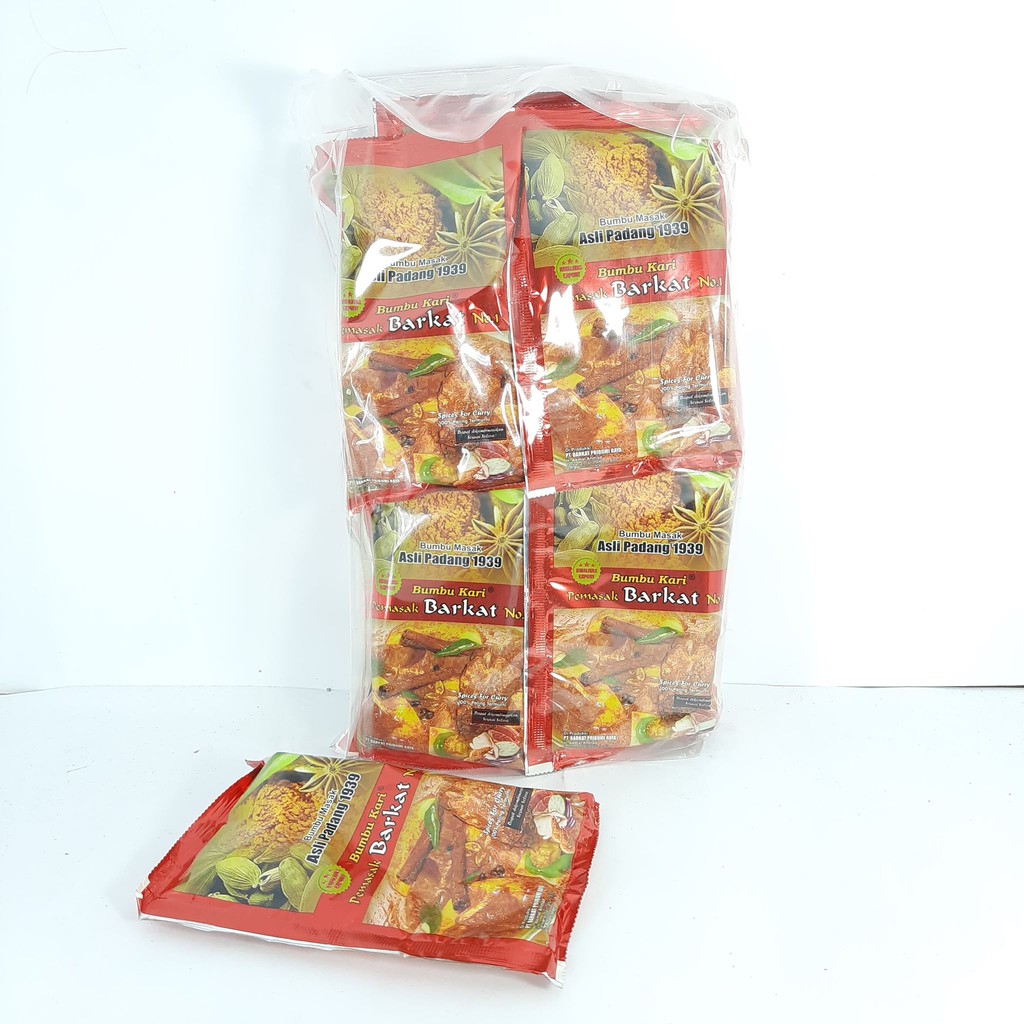 

Bumbu Kari Barkat 10 x 50 gram