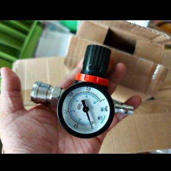 Air Filter Regulator Manometer AR2000/ Pengatur Tekanan Spray Gun Kompresor Set Coupler