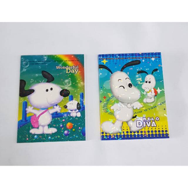 

Buku Diary Motif Snoopy / Buku Catatan / Diary Book / Note Book