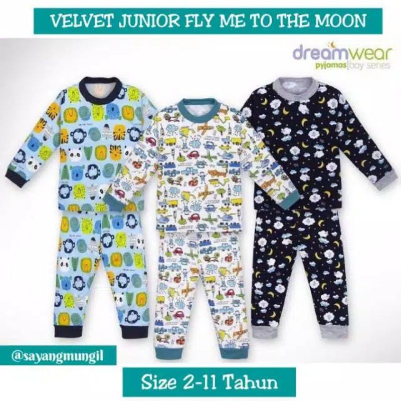 Velvet Junior Fly Me to the Moon (3pcs)