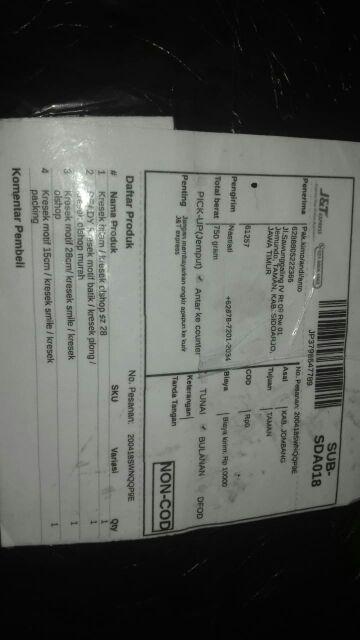 Kresek Motif 28cm/ Kresek Smile / Kresek Olshop