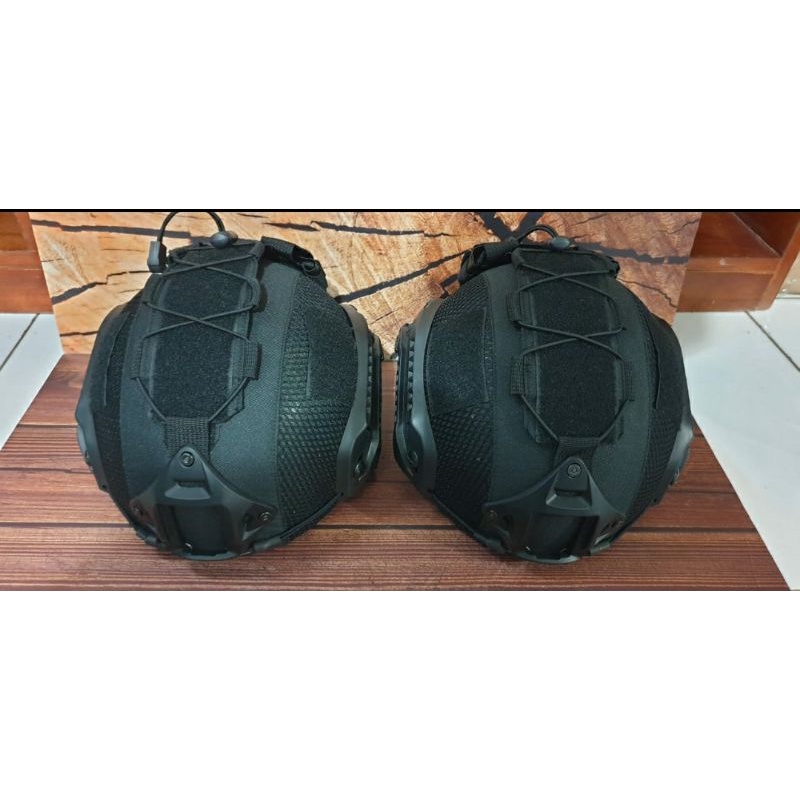 helm tactical custom jaring hitam level 3A