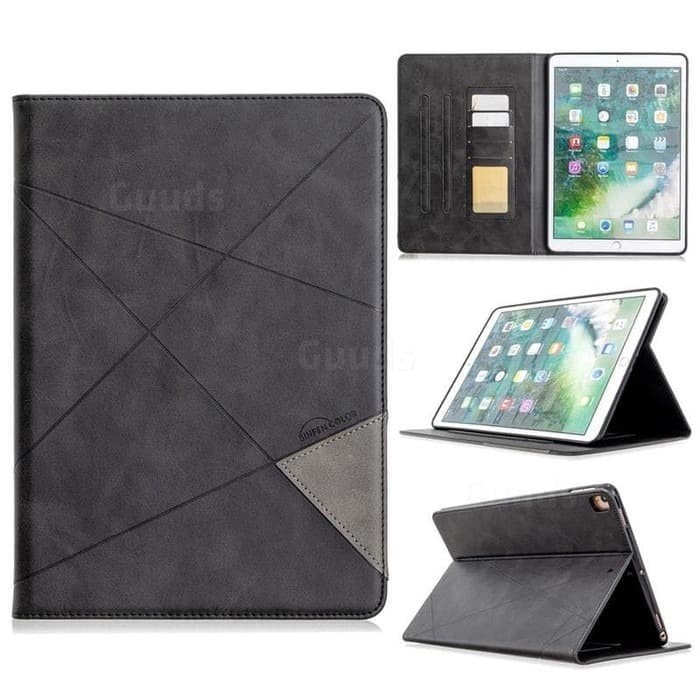 IPAD 8 10.2 FLIP CASE COVER LEATHER WALLET GEOMETRIS DOMPET IPAD8 TH