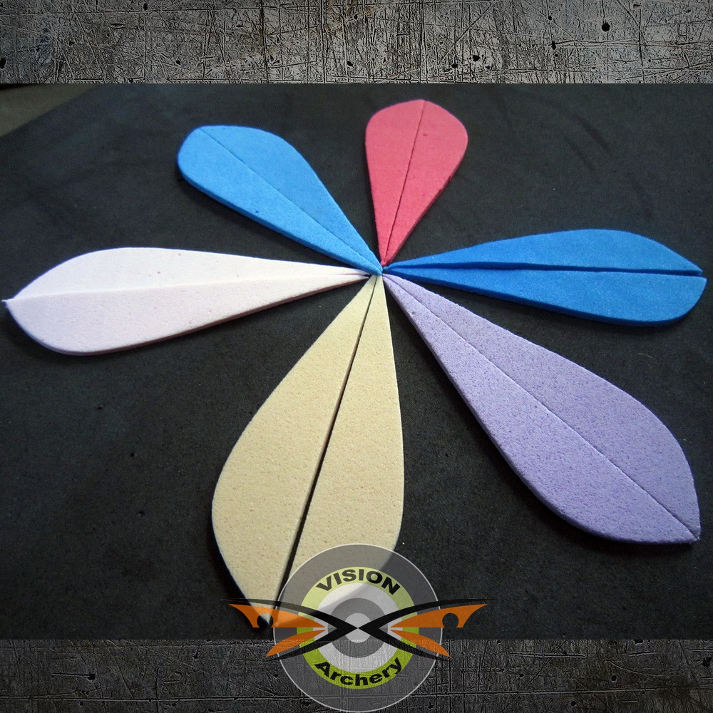 VANES ARROW SPON-SAYAP-SIRIP-BULU-FLETCHING-ANAK PANAH-PANAHAN-ARCHERY