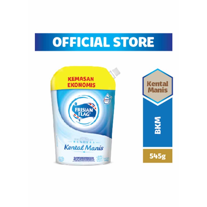 Frisian Flag 545G Susu kental manis pouch Frisian Flag pouch putih 545 G susu bendera pouch refill