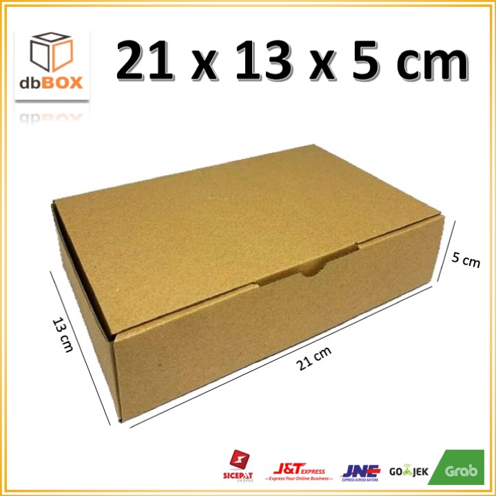 

Kardus 21x13x5 cm -- Die Cut dan easy usage -- kotak brownies