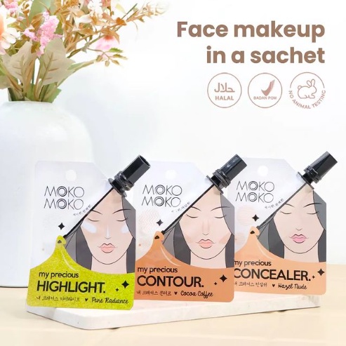 MOKO MOKO My Precious | Regal Concealer Contour Eyeliner Highlight Lip Cheek Liptint Lip cream