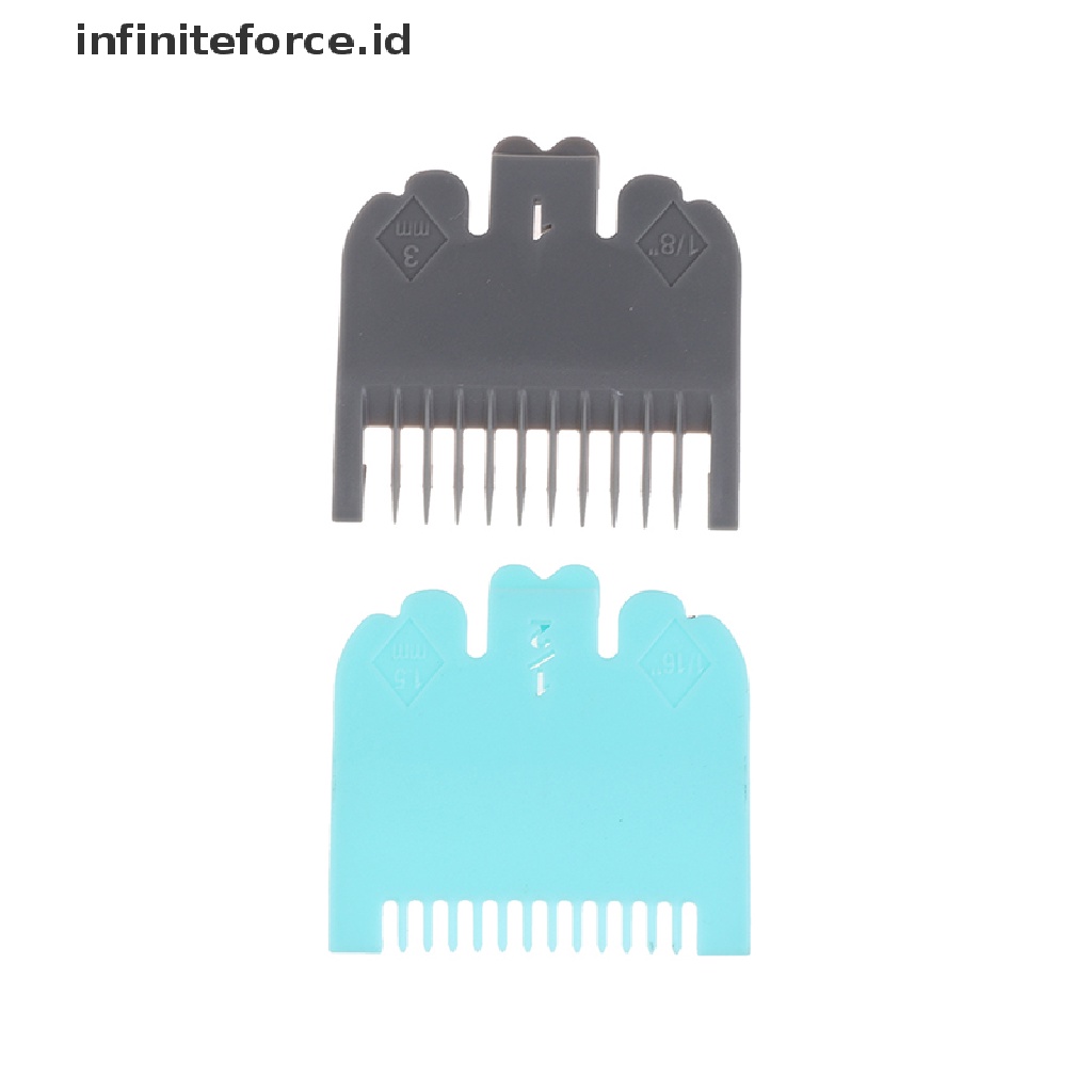 (Infiniteforce.Id) 2pcs / Set Sisir Panduan Potong Rambut Untuk Perlengkapan Salon