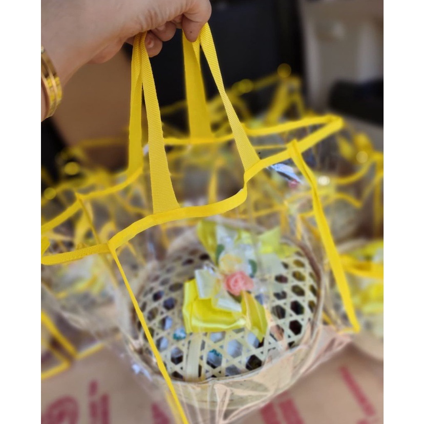 TAS MIKA LIST/TAS MIKA TRANSPARAN/TAS HAMPERS WARNA