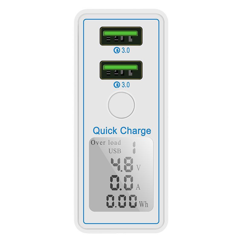 Charger dual usb super fast charging Lcd detector auto id up to 12v