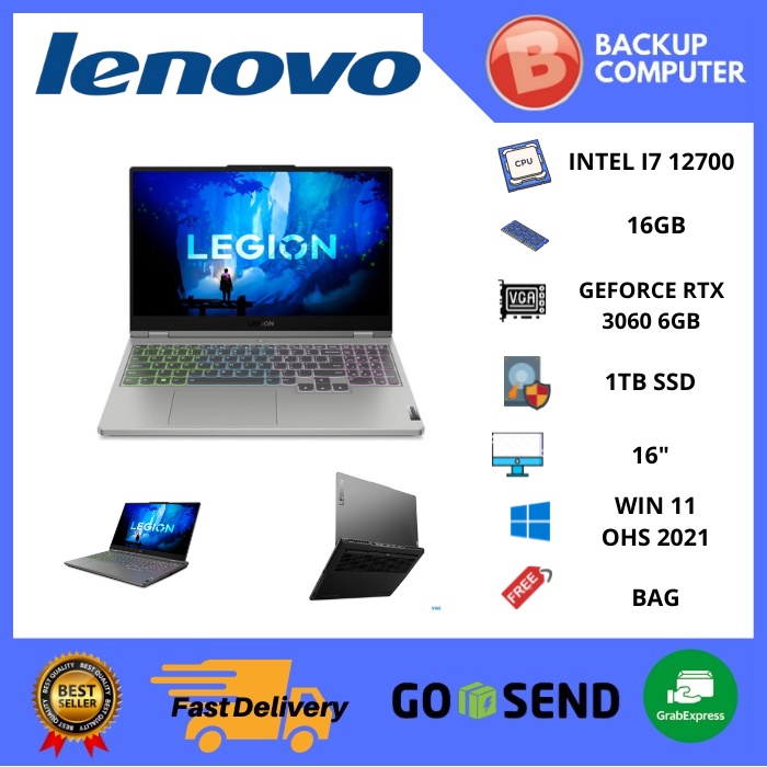 LAPTOP LENOVO LEGION S7 16IAH7 82TF002LID i7-12700H