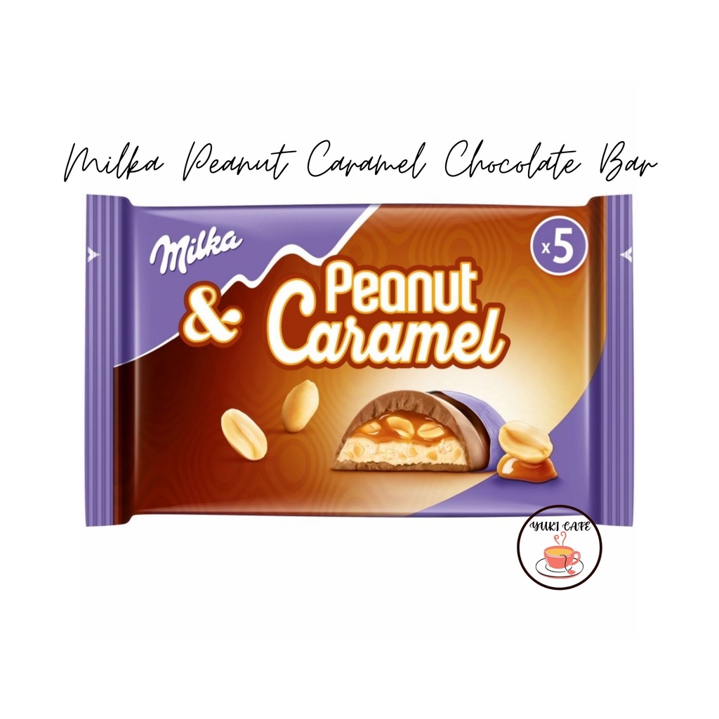 

COKELAT - MILKA & PEANUT CARAMEL ALPINE MILK CHOCOLATE BAR