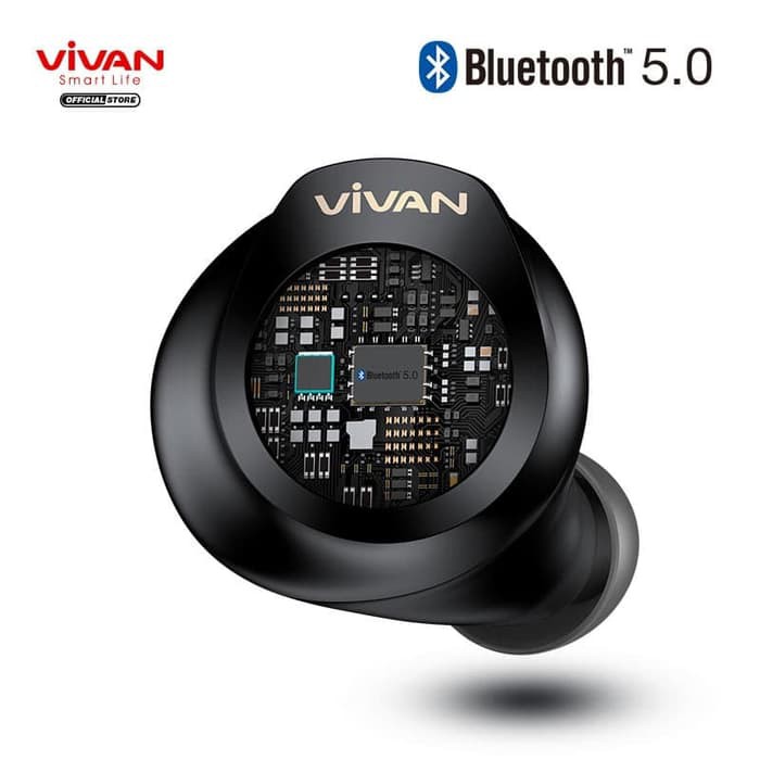 EARPHONE BLUETOOTH VIVAN LIBERTY T100 ORIGINAL GARANSI