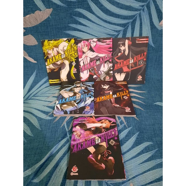 Paket Buku Komik Akame Ga Kill Vol 1-6 Set Lengkap
