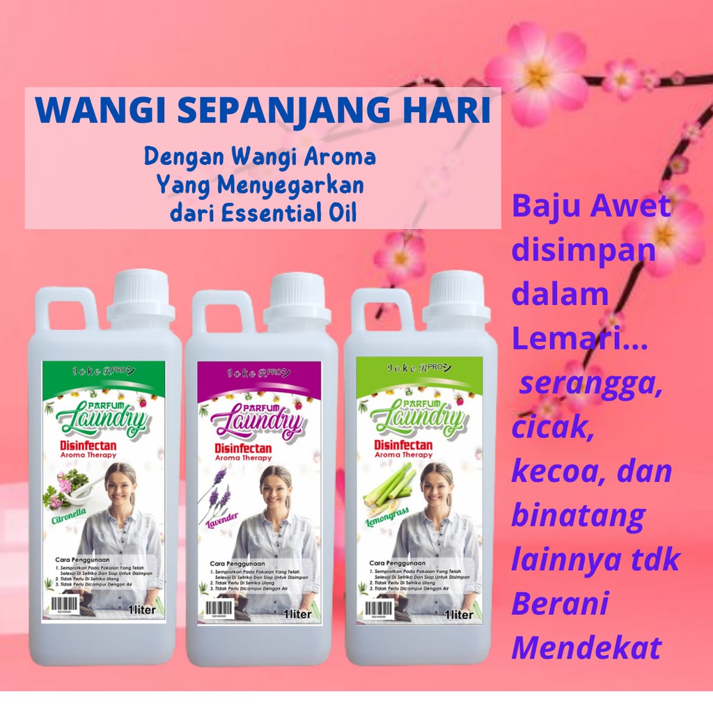 PARFUM LAUNDRY DISINFECTAN ESSENTIAL OIL 1 LITER