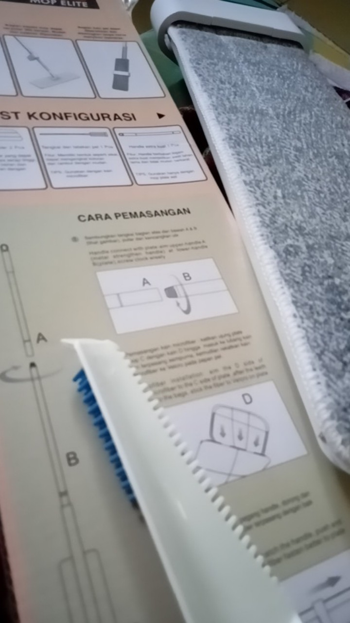 Alat Pel Kain Microfiber/dont Touch Mop Neohaus