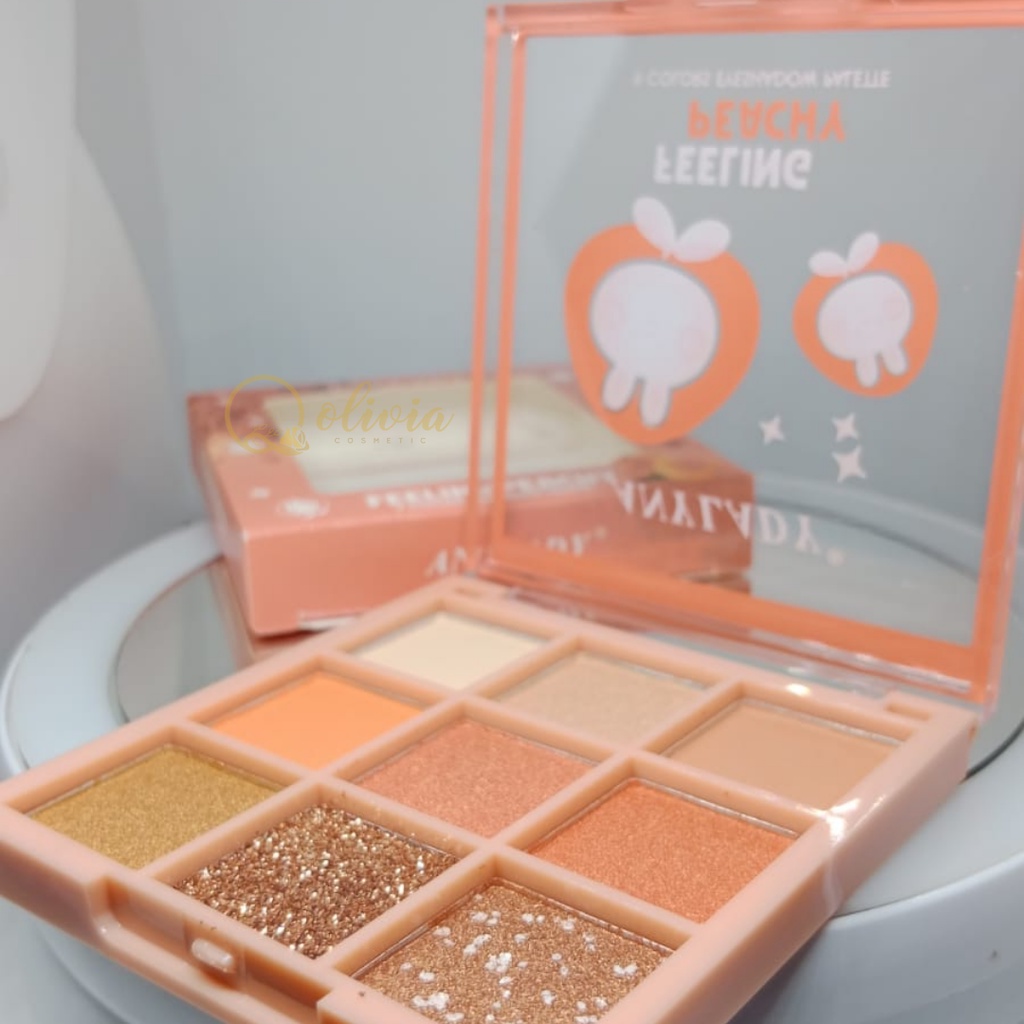 ANYLADY FEELING PEACHY 9 COLORS EYESHADOW PALETTE 03