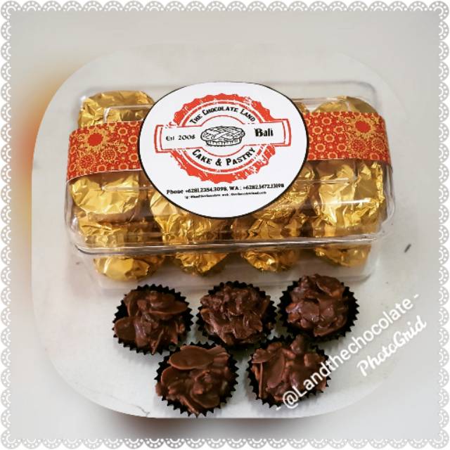 

Coklat Almond Roche Dark and Milk Crispy