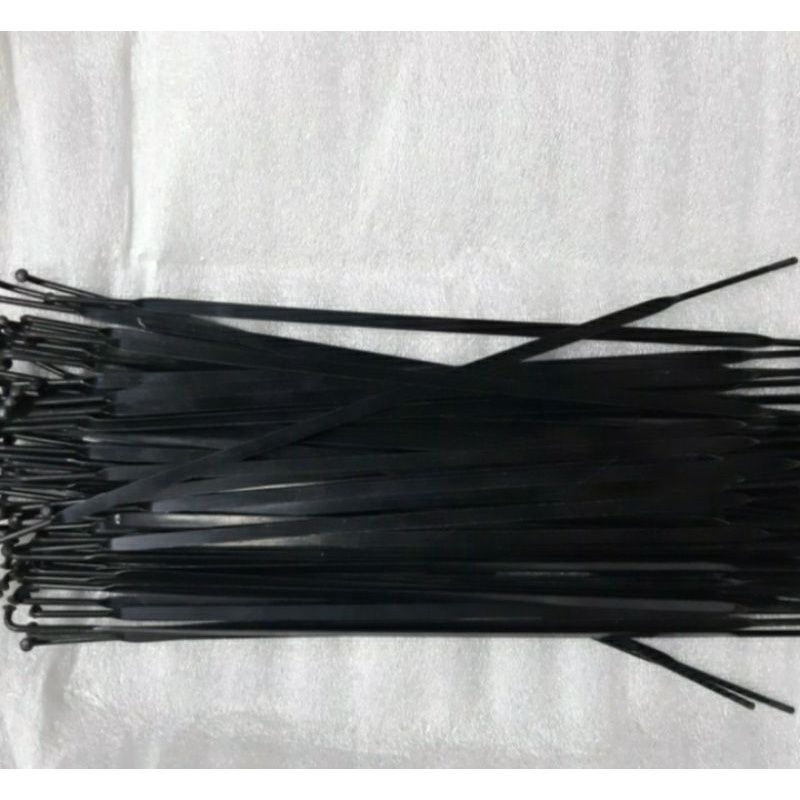 jari jari spoke aero pipih gepeng ujungnya bengkok j bend 700c 263 mm 273 mm 28 cm sepeda roadbike m