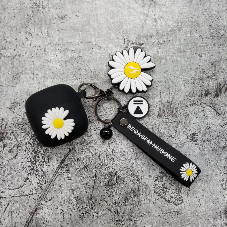 Casing Silikon Motif Bunga Krisan Lucu Untuk Earphone Bluetooth JBL TUNE 225TWS 220TWS