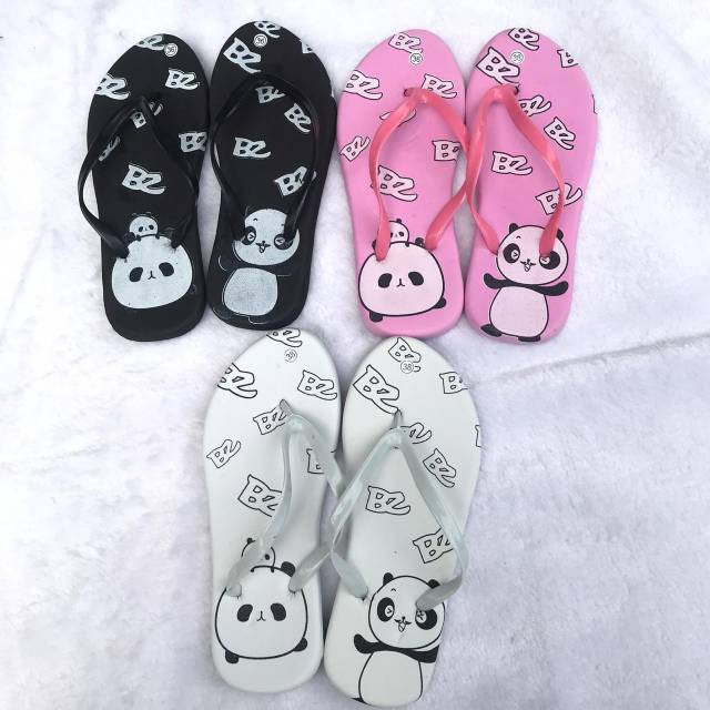 Grosir | Ecer | Sandal japit spoon Panda
