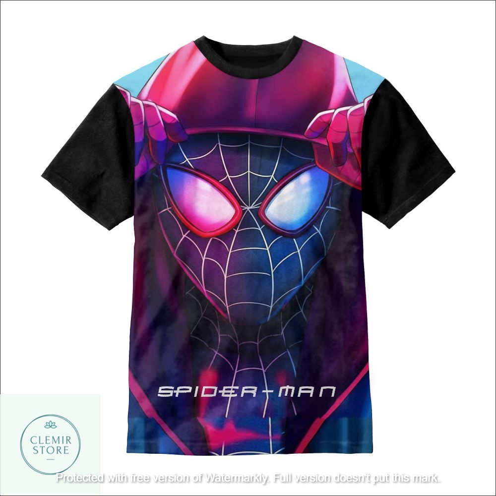 Kaos 3D Anak | Baju Printing - Baju Spiderman (Spiderman Hoodies) Untuk Usia 1-12 Tahun