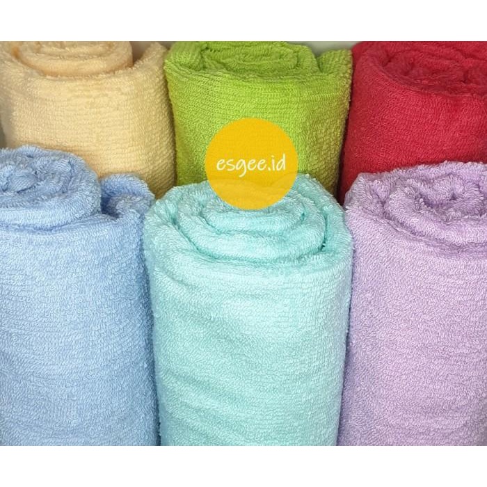 Lusinan Handuk Murah Merah Putih Ukuran 50x100 Lusin