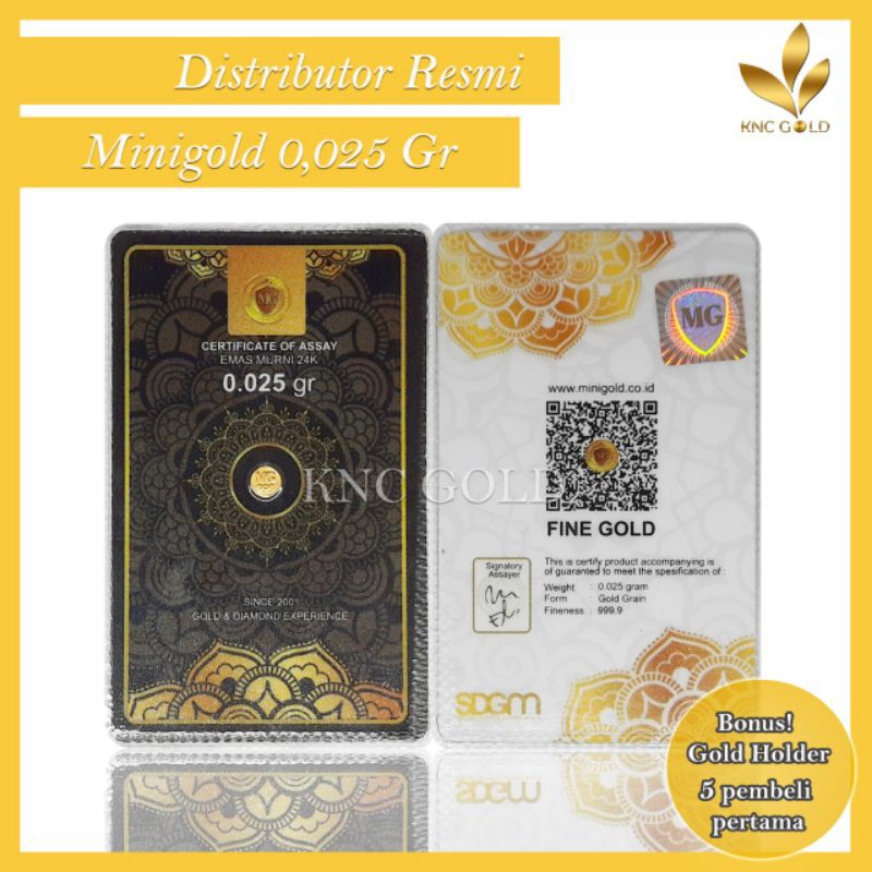 Mini Gold 0,025Gr 24K _ Emas Mini, Emas Kecil, Baby Emas 0,025Gr