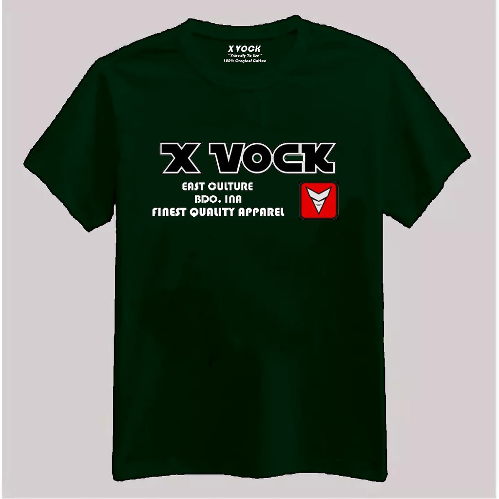 KAOS DISTRO PRIA LENGAN PENDEK BAJU X-Vock