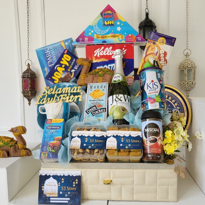 

Paket box hampers lebaran parcel idul fitri ramadhan kue kering 167