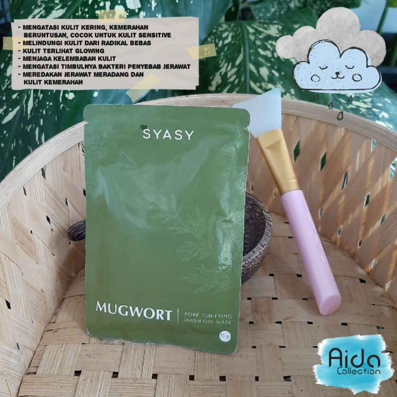 RESELLER RESMI MASKER WAJAH VIRAL MUGWORT BY SYASY