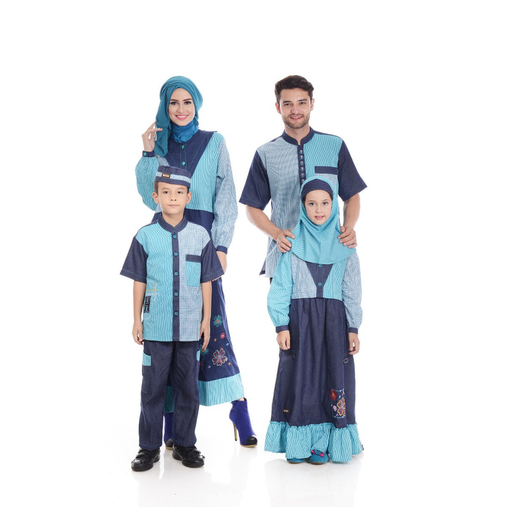 Gamis Hai Hai Gm 05, Gamis Muslimah, Gamis Akhwat, Dress Muslimah S-Xl - Biru Y6721 