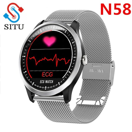 IMPORT SITU N58 ECG PPG smart watch with electrocardiograph ecg display,holter ecg heart rate