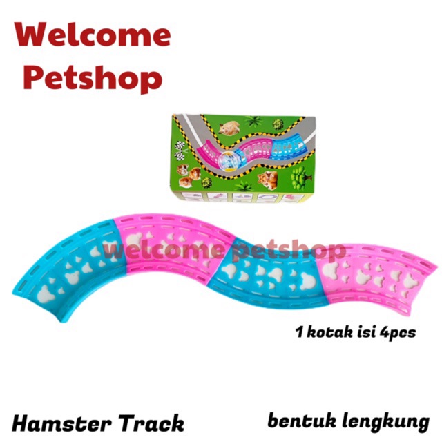 Hamster Ball Track Rel Bola Hamster / Hamster Track / Mainan Hamster Putar Kincir