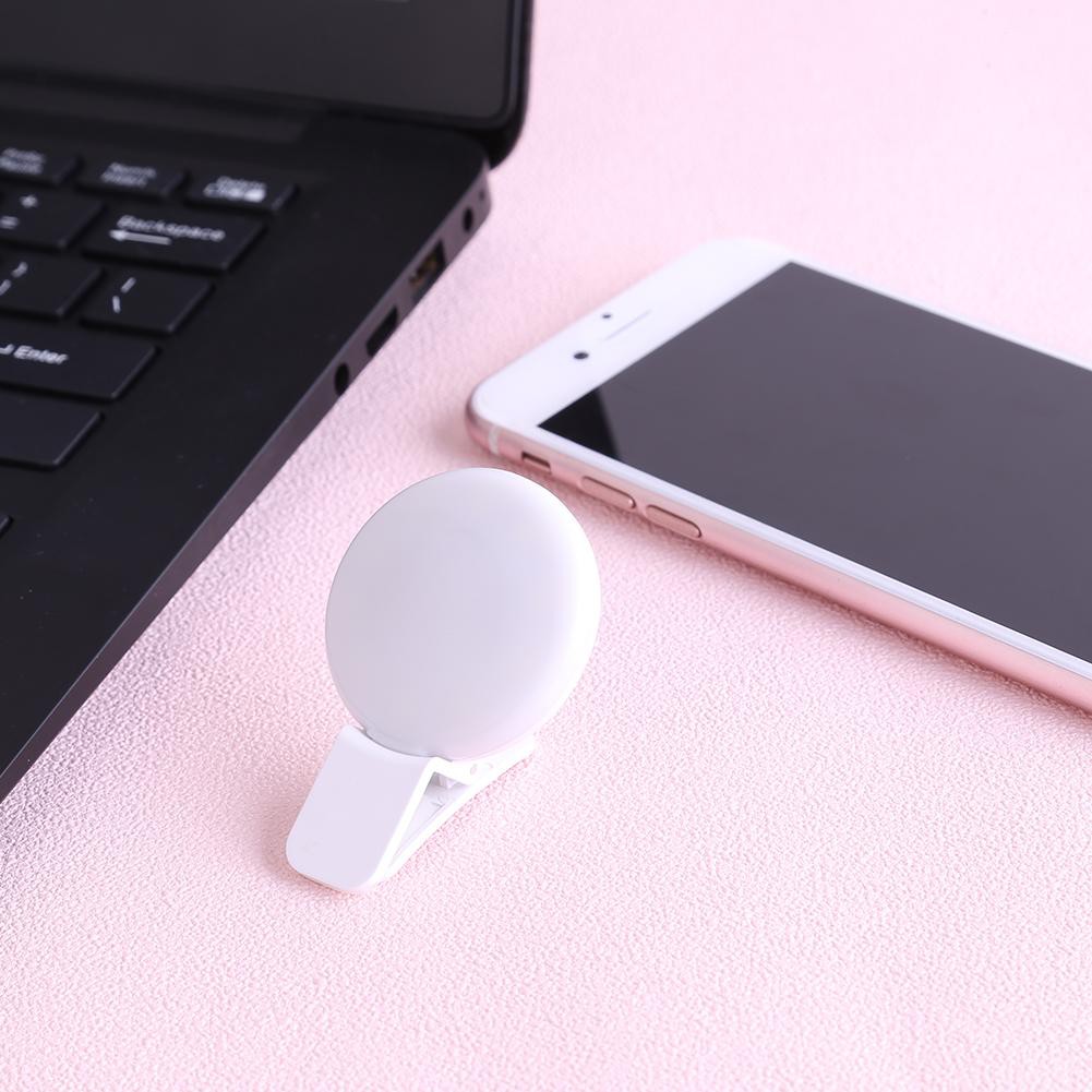 MOJITO Vipeco Mini Q Selfie Ring Light Fill Light Portable Flash LED USB Clip Mobile Phone Fill Lamp