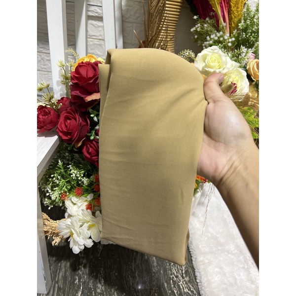 selendang sifon cref warna buah naga-Hijau telor asin