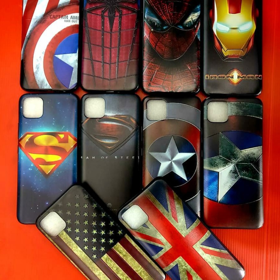 CASE MOTIF RENO 4F / RENO 4/RENO 3/RENO 3 PRO CASE SOFT MOTIF SUPER HERO, BAHAN SOFTCASE PRINTING