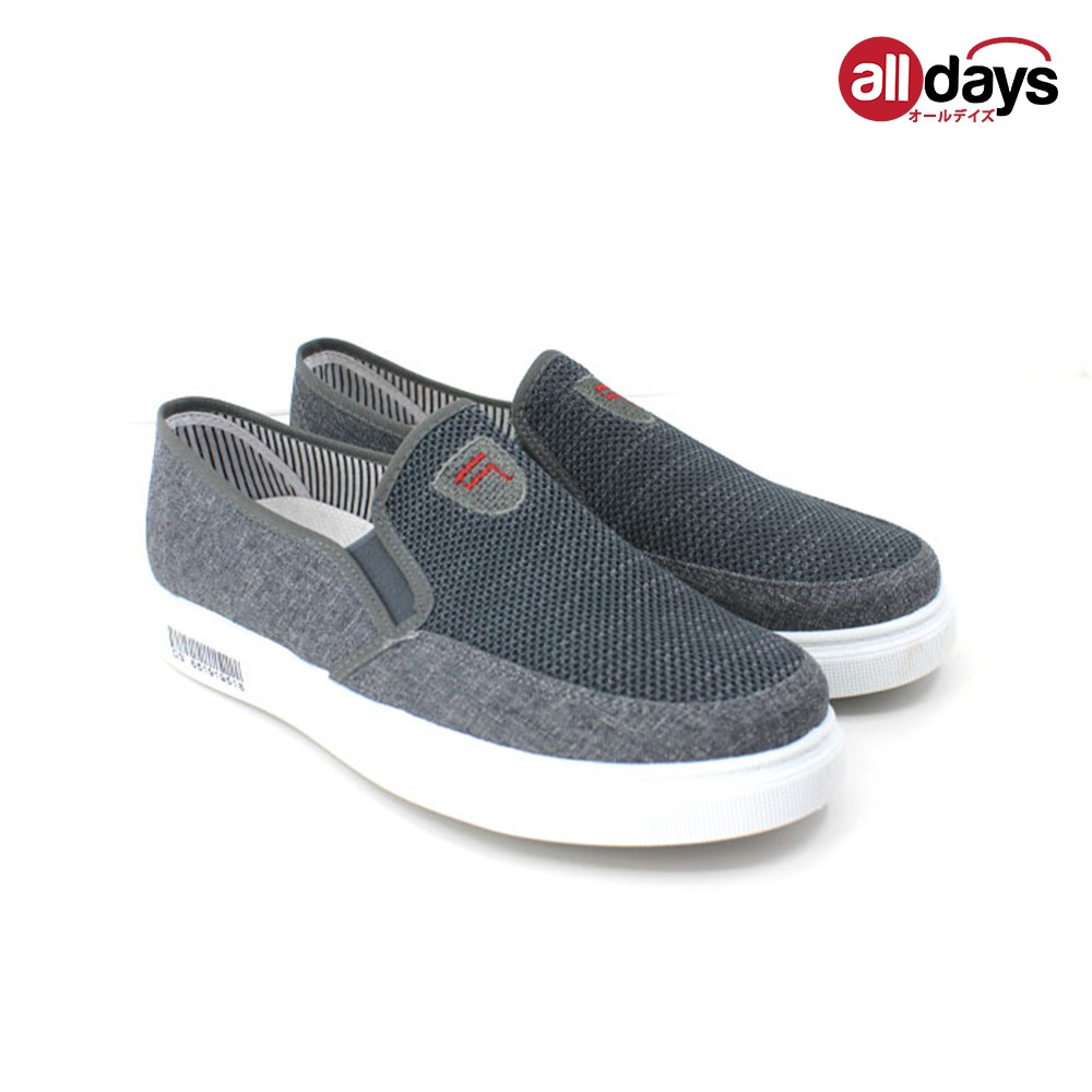 Faster Sepatu Sneakers Slip On Kanvas Import Pria 1037 Size 39-43