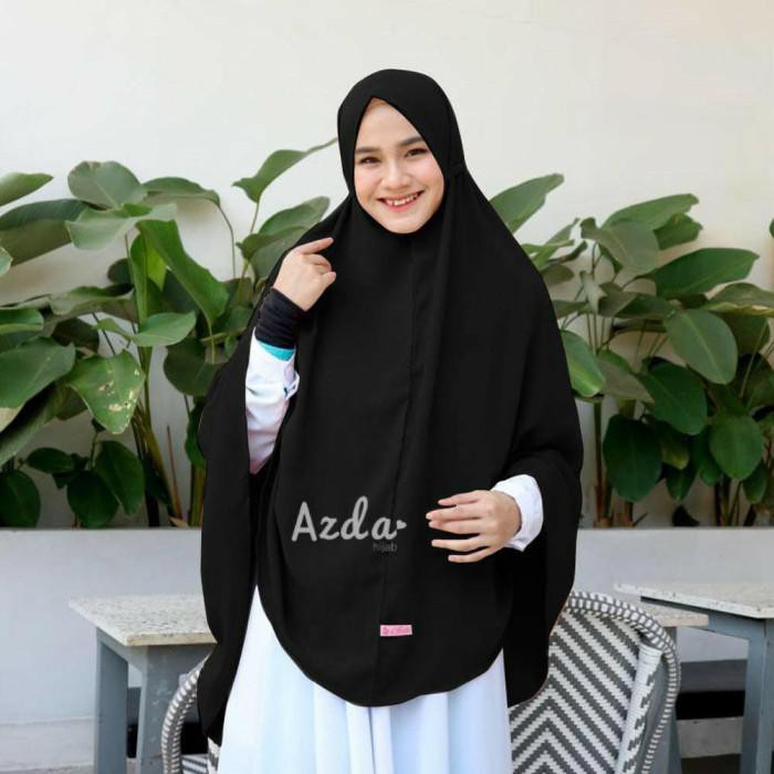 Puncak Promo Bergo Tali Thalita By Azda Hijab - Hitam Terlaris