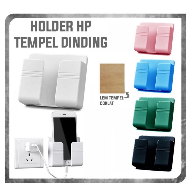 stand holder tempel dinding stand hp charger tempat remot
