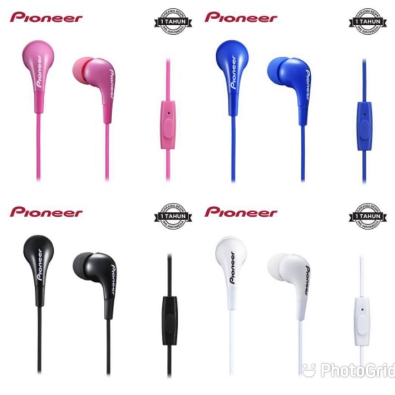 Earphone In Ear Pioneer With Microphone