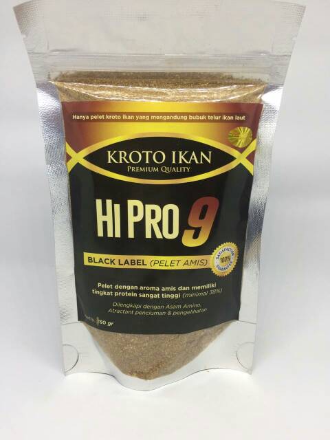 Pelet Amis HiPro9 - Black Label dr Kroto Ikan