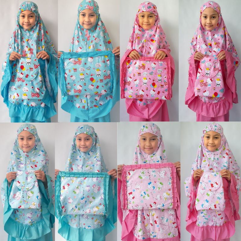 Termura Mukena Anak Karakter Hello Kitty