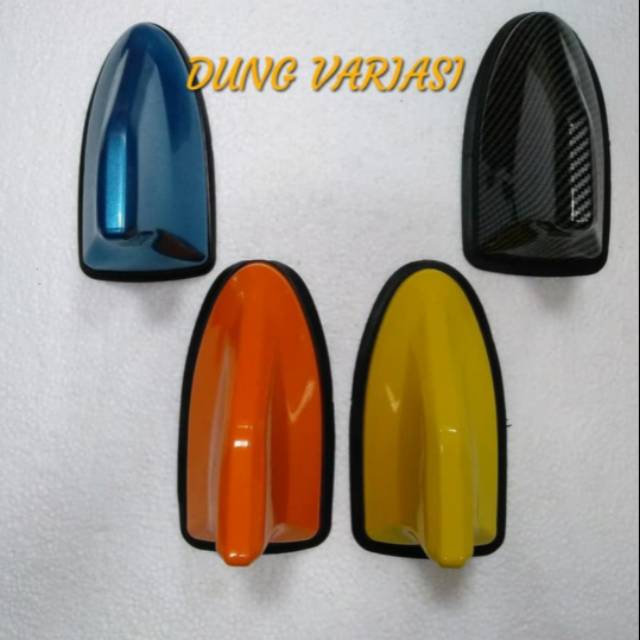 Antena hybrid JS racing sirip hiu polos mobil universal
