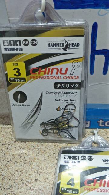 Kail Hammer Head ujung emas chinu 1053BK-R CB