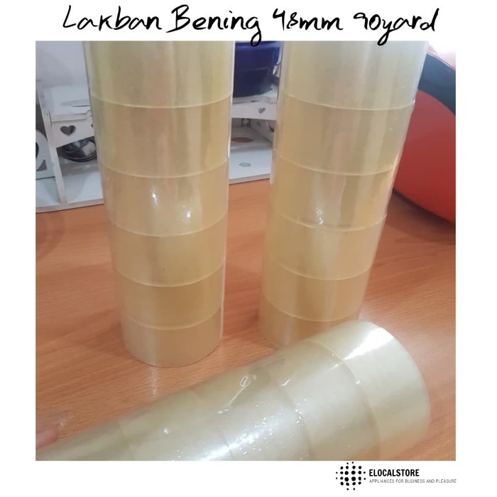 

[1 DUS Isi 72pcs] Lakban Bening BERKUALITAS 48mm 90yard Super Kuat