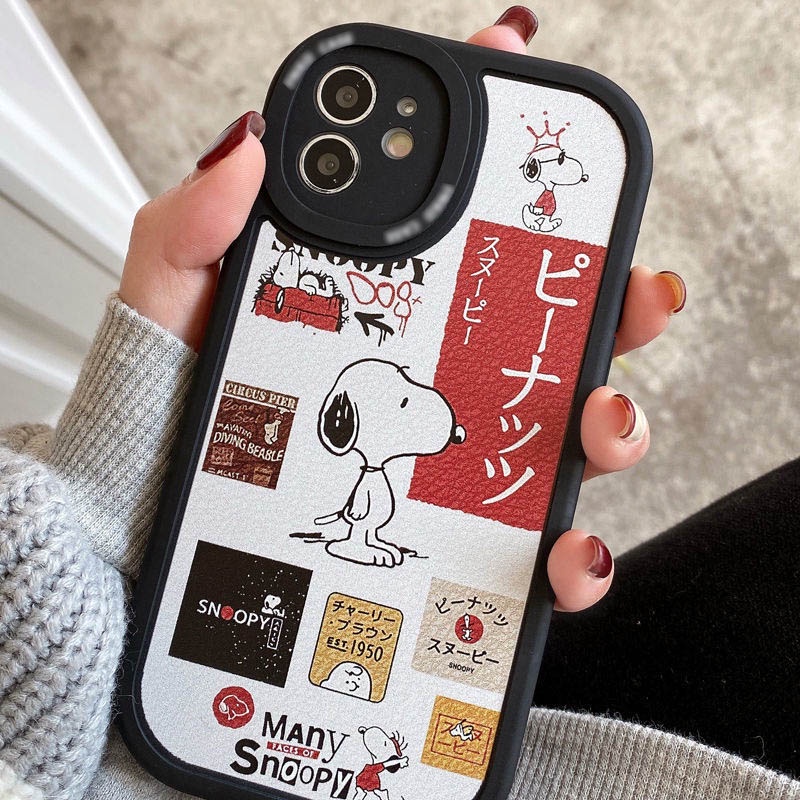 Case Motif Kartun Anjing Untuk IPhone 12 13 11 Pro Max X Xs Max Xr 7 8 Plus Yjts