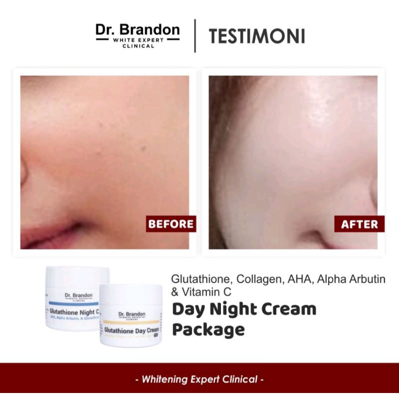 Dr.Brandon Glutathione Day &amp; Night Cream 15gr